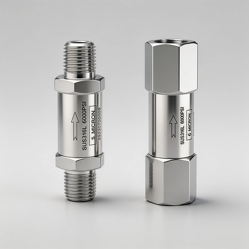 High Pressure Filter High Pressure Filter with Threaded Ends
